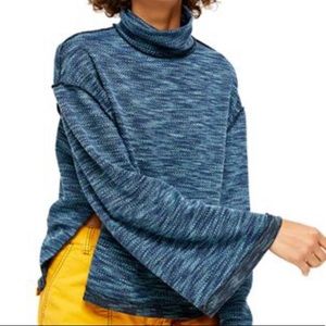 Loving The Blues In This Free People Sweater! NWT